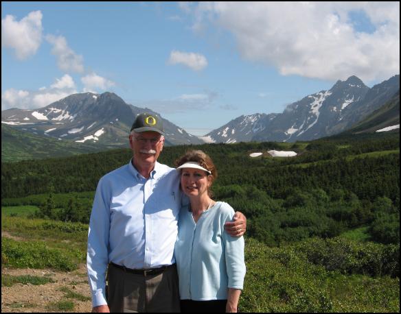 Jim and Mickey Feeney, Anchorage Hillside